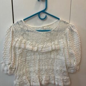 Anthropologie Lace Blouse New With Tag